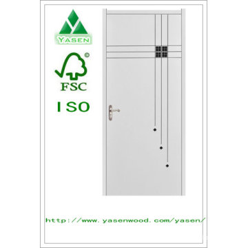 Porte en bois en MDF en composite plat